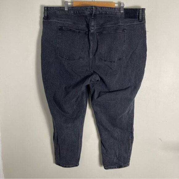Abercrombie & Fitch Curve Love High Rise Mom Jean Black size 24 - Picture 5 of 13